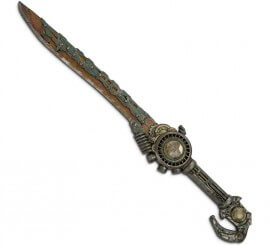 Brown Foam Steampunk Sword 83 cm