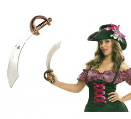 Espada Pirata  Disfraces Bacanal