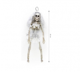 40 cm white bride skeleton