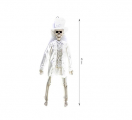 40 cm white Groom skeleton