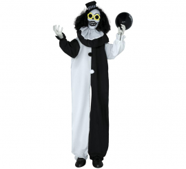 170cm Clown Skeleton with Sound, Light, and Movement
