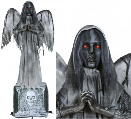 Luz da estátua do anjo da morte com som e movimento 170 cm