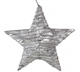 40 cm Battery Operated Fabric Star with 30 LEDs