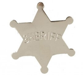 5.5 cm West Sheriff Star
