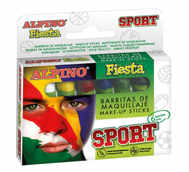 Pack Maquillage Sport 6 couleurs de 5 grammes