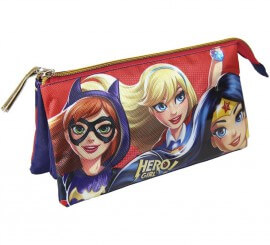 Dc Super Hero Girls Flat Case 22x11 cm