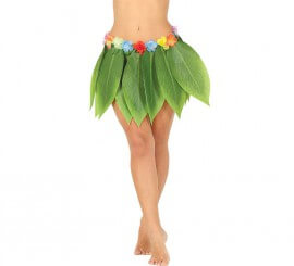 Leaf Skirt with Flowers 38 cm