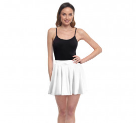 White flight skirt for women