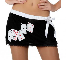 Women's  Poker Deck Skirt