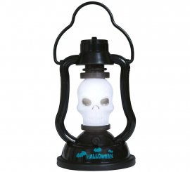 Skull Lantern Light and Sound 15 cm