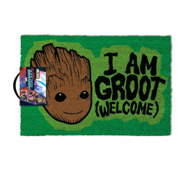 Capacho de Coco Guardiões da Galáxia Eu Sou Groot