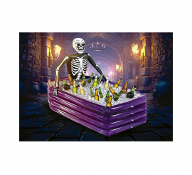 Coffin with Skeleton in 100x35 cm Inflatable Refrigerator