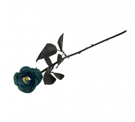 Blue and black flower with Cat's Eye 42 cm