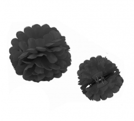 Black Sevillana flower with 13 cm clip