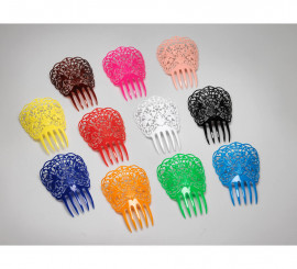 Large 19x17 cm comb. assorted colors