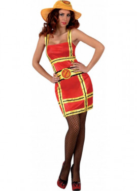 Disfraz de Bombera Sexy para mujer