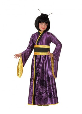 Disfraz de Geisha Japonesa para niñas de 3-4 años Disfraz de Geisha Japonesa para niñas de 3-4 años