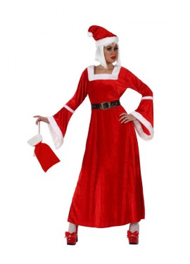 Disfraz de Mama Noel para mujer talla M-L Disfraz de Mama Noel para mujer talla M-L
