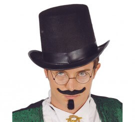 Cappello a cilindro in feltro di 15 cm .