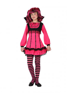 Disfraz de Vampiresa Rosa para niñas