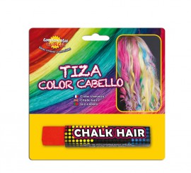 Blister Barra de Tiza para el pelo de color Rojo Blister Barra de Tiza para el pelo de color Rojo
