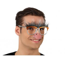 Gafas de Anciano con nariz y cejas