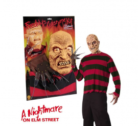 Freddy Krueger kit in blister for Halloween