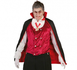 Mantello da vampiro di 90 cm per Halloween