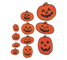 Bolsa 30 Calabazas varios tamaños para Halloween Bolsa 30 Calabazas varios tamaños para Halloween