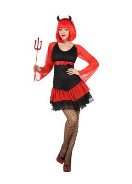 Demonia Disco Damen Halloween Kostüm