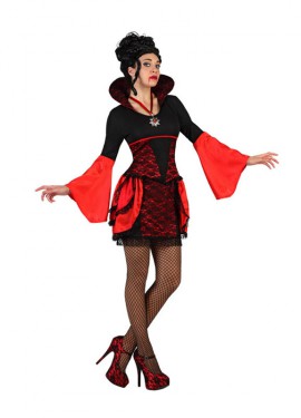 Disfraz para mujer de Vampiresa de encaje Disfraz para mujer de Vampiresa de encaje
