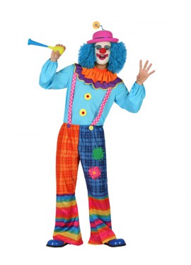 Disfraz de Payaso Alegre para hombre Disfraz de Payaso Alegre para hombre