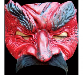 Demi-visage diable ou masque de démon