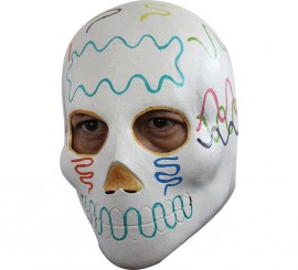 Tag der Toten Sugar Skull Calavera Maske für Halloween