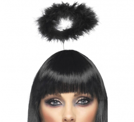 Marabou Black Angel Crown