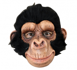 Máscara de chimpanzé George em látex para o Halloween