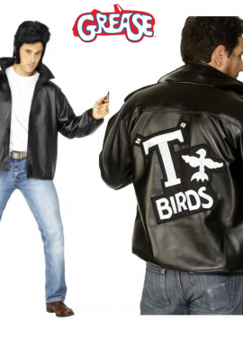 Chaqueta T-Birds de Grease con logo bordado hombre talla L