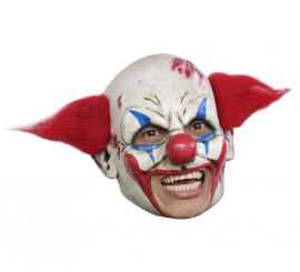 Clown Deluxe Latex Maske für Halloween