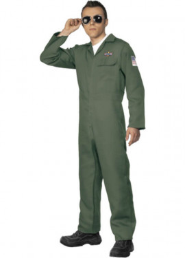 Costume da pilota da capitano di volo per uomo