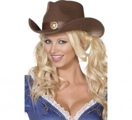 Costume da cowgirl con corpetto per donna