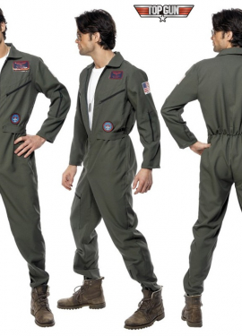 Déguisement de Pilote d'Avion Top Gun pour homme taille M