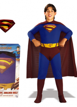 Superman costume for children 8 to 10 years old