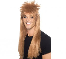 Parrucca stile rocker stile muggine bionda lunga