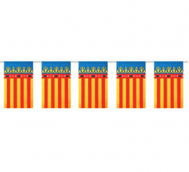 50m bag. Plastic Valencian flag