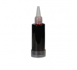 100 ml dark colored liquid blood.