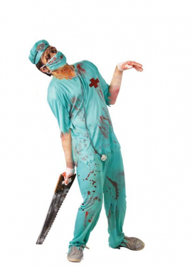 Déguisement de Chirurgien Zombie pour homme Halloween