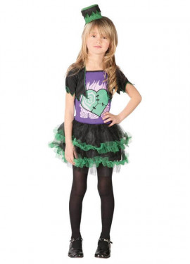 Mini Franky Kostüm für Mädchen