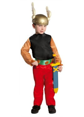 Fato de herói gaulês para crianças