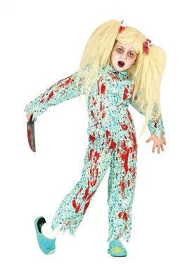 Besessenes Mädchenkostüm für Halloween