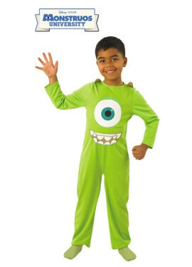 Mike Monsters Universitätskostüm für ein Kind